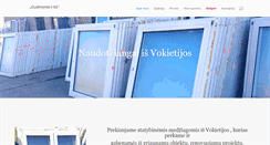 Desktop Screenshot of naudoti-langai.lt